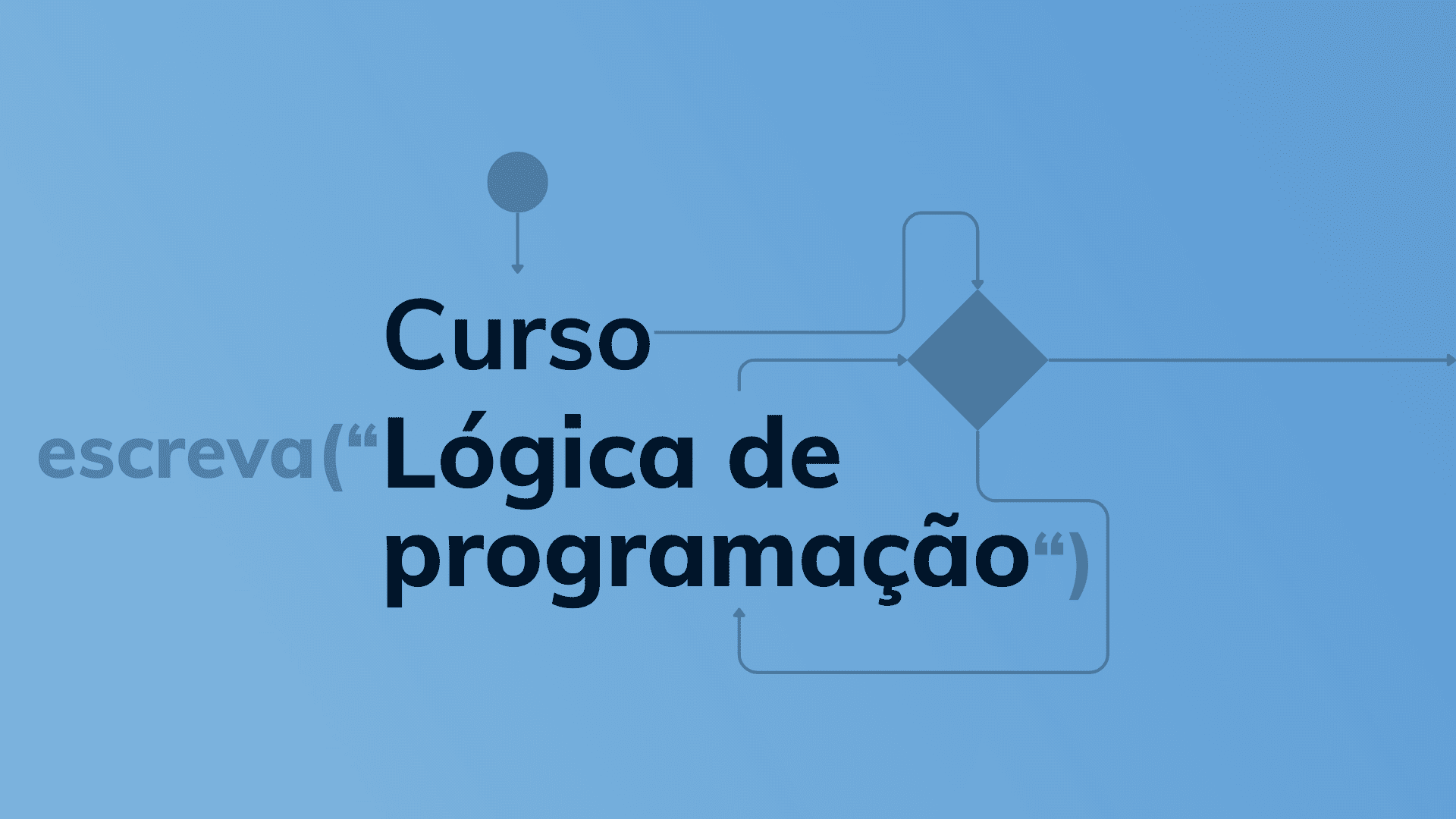 Curso Lógica de programação